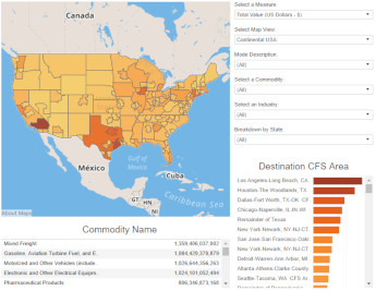 Screen capture of C.F.S. 'CFS Areas' visualization