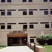 Photo of front of the Geologic Hazards Science Center building
