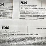 Financial Institution Letters - image of papers