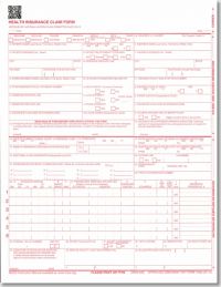 Health Insurance Claims Forms (CMS-1500) Single Sheets (Revised 2012)