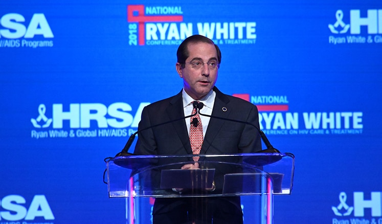 Secretary Azar spoke at the National Ryan White Conference on HIV Care & Treatment