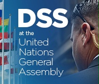 The United Nations General Assembly (UNGA) is the largest regularly-scheduled diplomatic gathering in the world. UNGA requires close coordination between local, federal, and international security organizations. The Diplomatic Security Service (DSS) provides security support for scores of visiting dignitaries at this annual event in New York City.