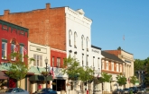 Rural Downtown mainstreet businesses: Copyright iStock Photos