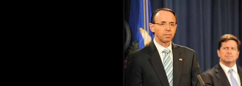 Deputy Attorney General Rosenstein announces Task Force on Market Integrity and Consumer Fraud