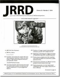 Journal of Rehabilitation Research & Development, V. 53, No. 02, 2016
