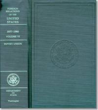 Foreign Relations-of the United States, 1977-1980, Volume VI, Soviet Union