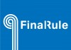 Final Rule logo depicts 3 white lines movement curving around circle