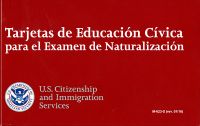 Tarjetas de Educacion Civica Para el Examen de Naturalizacion (Spanish Language)