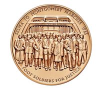1965 Selma to Montgomery Voting Rights Marches Bronze Medal 1.5 Inch