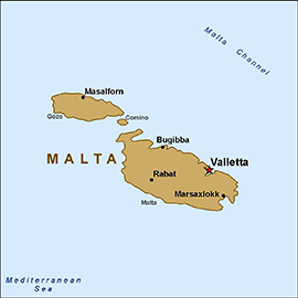 Map - Malta