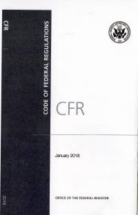 Cfr Lsa September 2018; Federal Register Complete