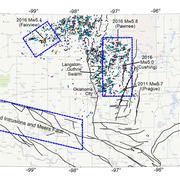 Map of Oklahoma Low-Level Flight Study Area, Approximate