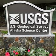 USGS Alaska Science Center sign