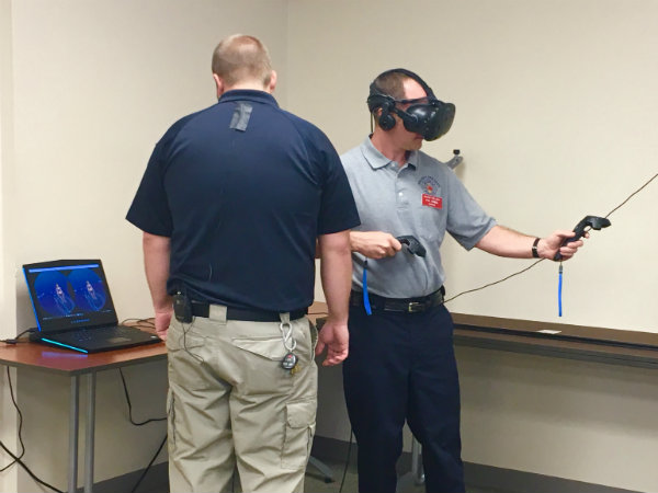 virtual reality goggle testing