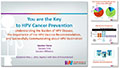 CDC's You Are the Key to Cancer Prevention Slide set