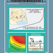 cover of SRL publication with induced seismicity papers