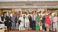 Participants at the July 11 Trafficking in Persons conference at Peshawar's Pearl Continental Hotel. State Dept Image.