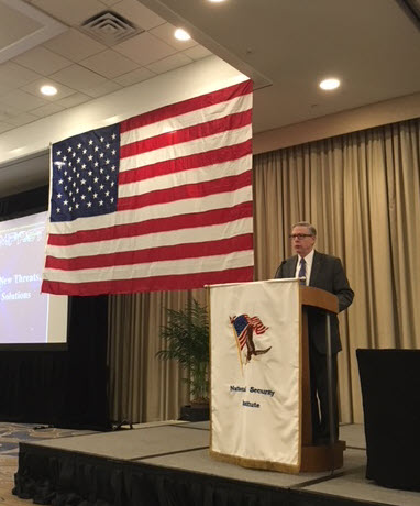 Photo of NBIB Director Charles Phalen speaking at the IMPACT 2018 conference