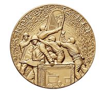 Monuments Men Bronze Medal 3 Inch