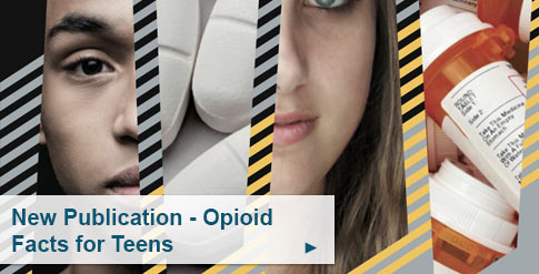 Cover images from Opioid Facts for Teens booklet