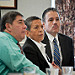 From left: Rick Chavez, President, Hispanic American Cultural Effort (HACE), Ida Hernandez, Coalition for Fairness for Hispanics in Government and Oscar Gonzales, Jr., Deputy Assistant Secretary for Administration listen to presenters during the facilitated discussion: Where Can You Assist? at the United States Department of Agriculture Hispanic Roundtable