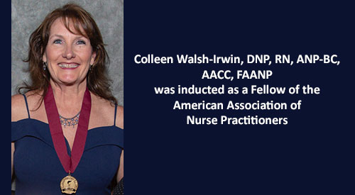 Colleen Walsh-Irwin Inducted as Fellow of AANP 