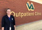 Rochester VA Community Clinic nurse, Shari Kjos, LPN