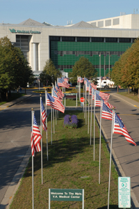 a photo of the entrance of the minneapolis va medical center