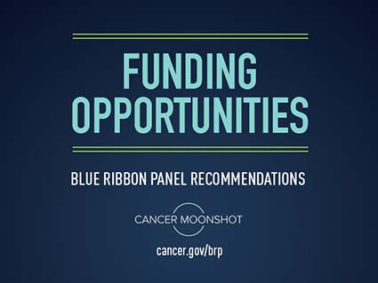 Funding Opportunities for the Blue Ribbon Panel Recommendations of the Cancer Moonshot 