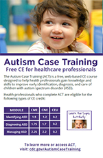 Flyer: Autism Case Training