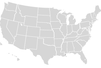 Gray U.S. map
