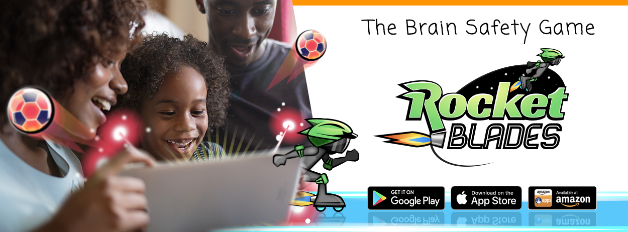 The Brain Safety Game: Rocket Blades. Get it on Google Play, Download on the App Store, Available at Amazon.