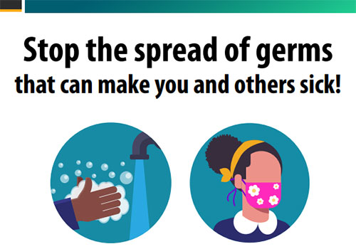 Stop the spread of germs that can make you and others sick!
