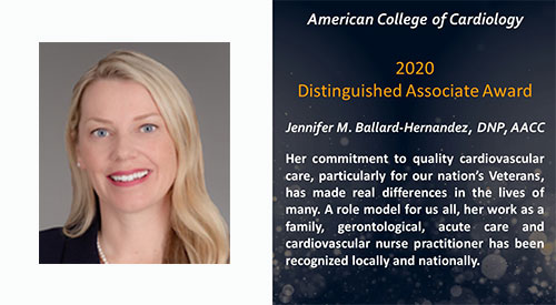Jennifer Ballard-Hernandez, DNP receives American College of Cardiology Award