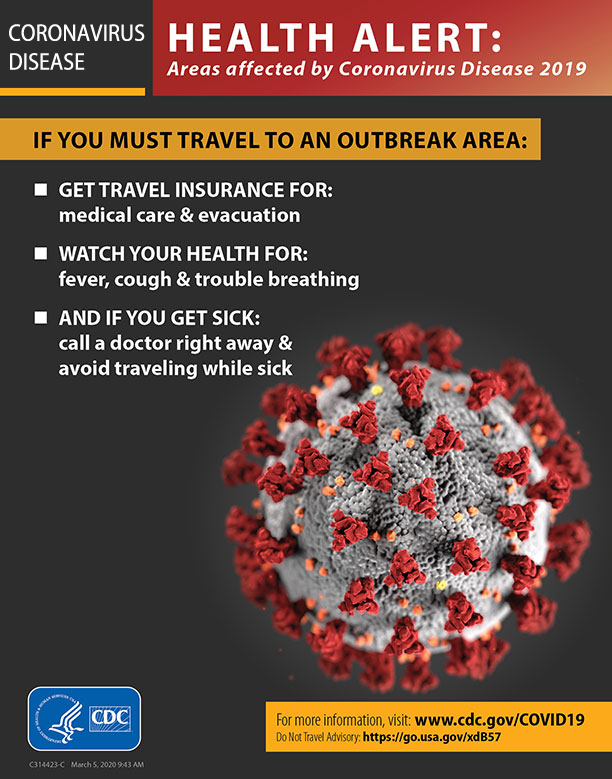 COVID-19. Health Alert: Travel