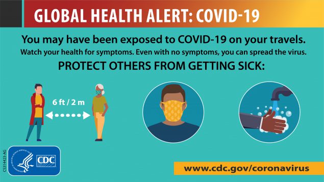 Global Health Alert: Covid-19, Protect others from getting sick.
