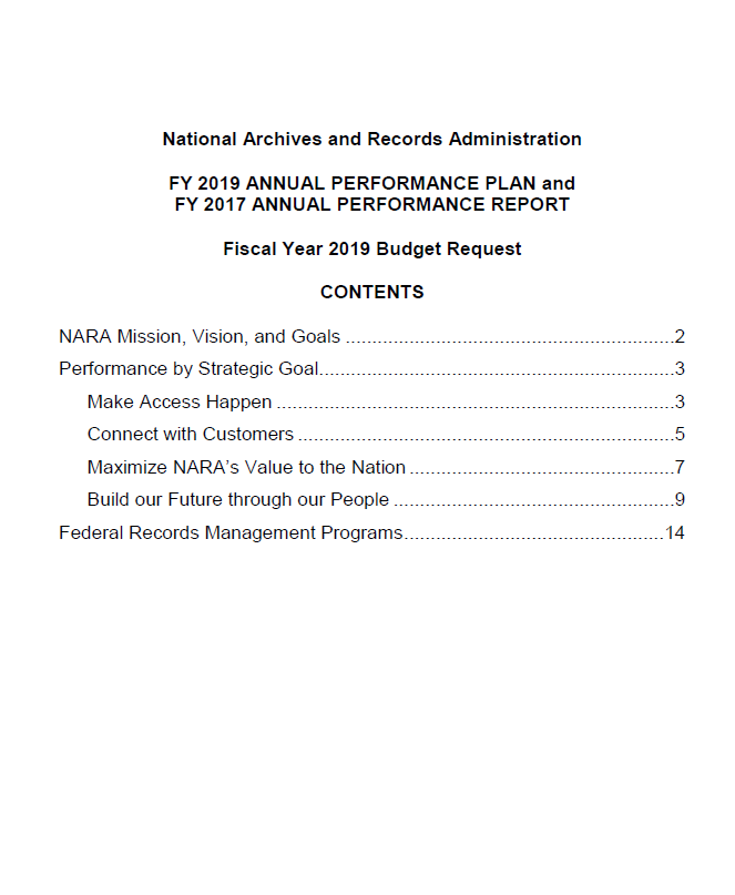 Annual Performance Plans & Reports