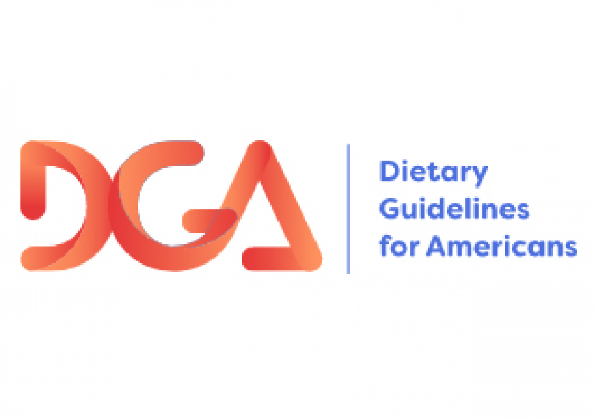 Dietary Guidelines for Americans 2020 text logo