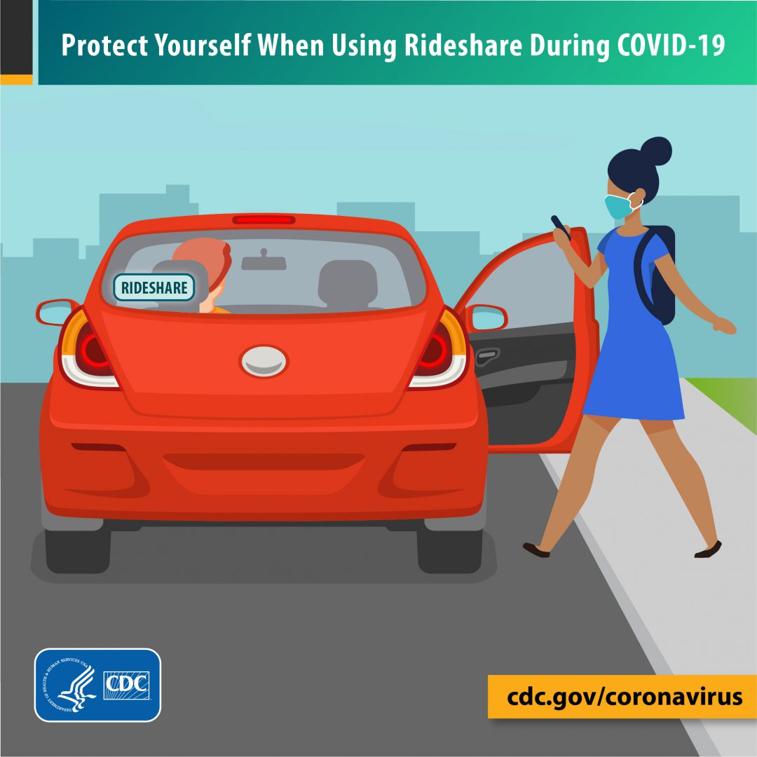 Protect yourself when using rideshare during COVID