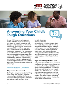 Answering Your Child's Tough Questions PDF Front Cover
