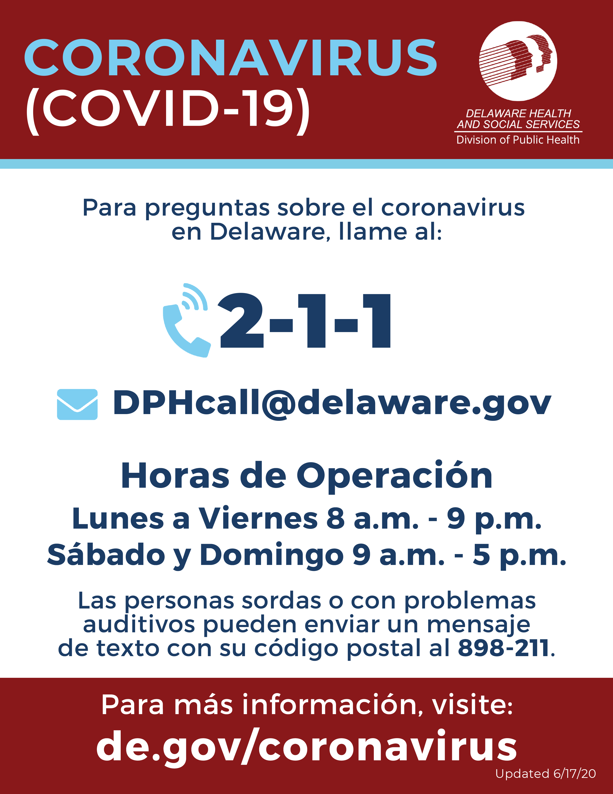 DPH Call center - Spanish Version