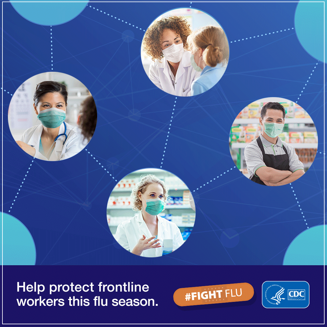 Help protect frontline workers this flu season.