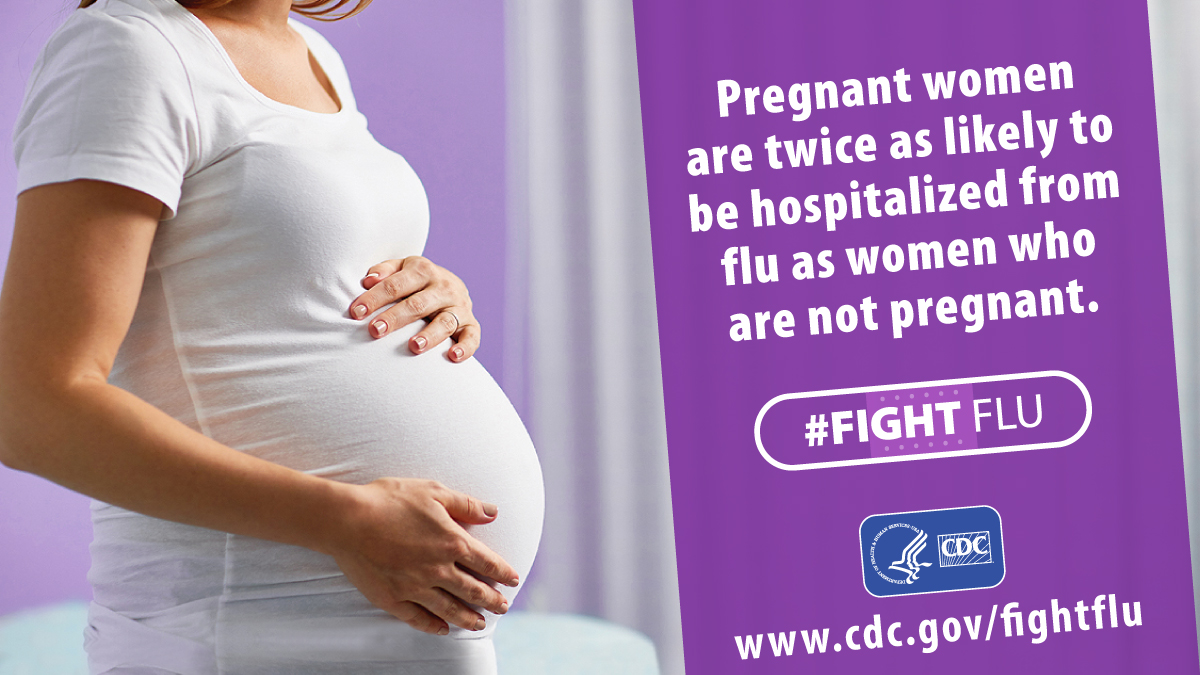 Pregnant women are more likely to be hospitalized from flu complications
