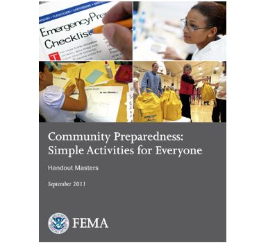 Cover page for IS-909: Community Preparedness: Simple Activities for Everyone Handout Masters