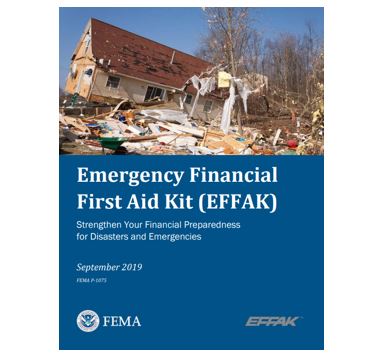 Cover page for Braille – Emergency Financial First Aid Kit (EFFAK)