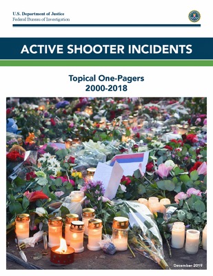Active Shooter Incidents: Topical One-Pagers, 2000 - 2018