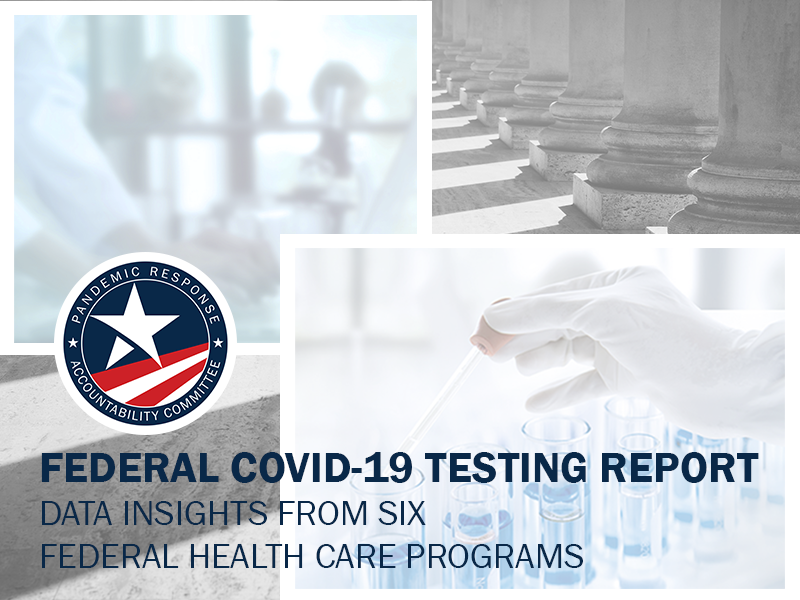 Federal COVID-19 Testing Report - Data insights from six federal health care programs