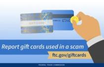 Report Gift Cards Used in a Scam
