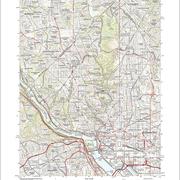 Topographic Map of Washington D.C.