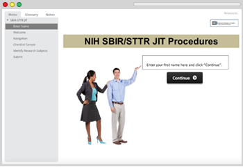 NIH SBIR/STTR Just-in-Time (JIT) Procedures